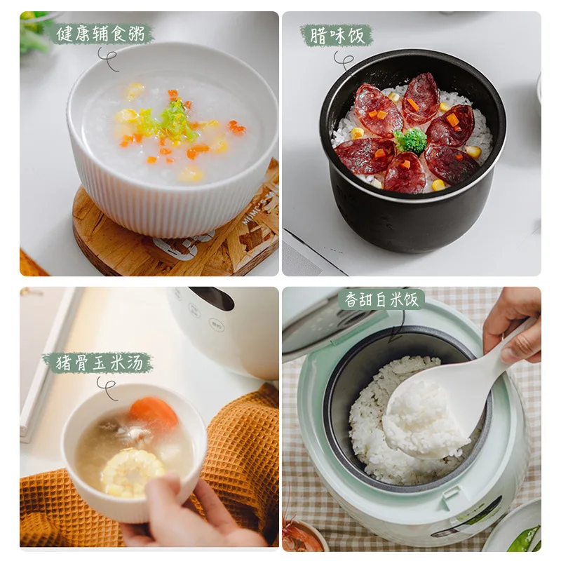 

Rice Cooker Mini Small Rice Cooker Household Multifunctional 1-2 People 3 Dormitory One Person Cooking Rice Cooker Single