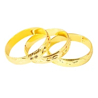 star carved bangle yellow gold filled dubai bridal wedding women bracelet gift 60cm