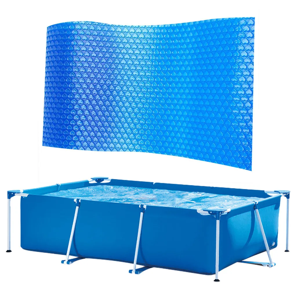 

260cm x 160cm Swimming Pool Cover Suitable Square Swimming Pools New Waterproof Rainproof Dust Cover Tarpaulin