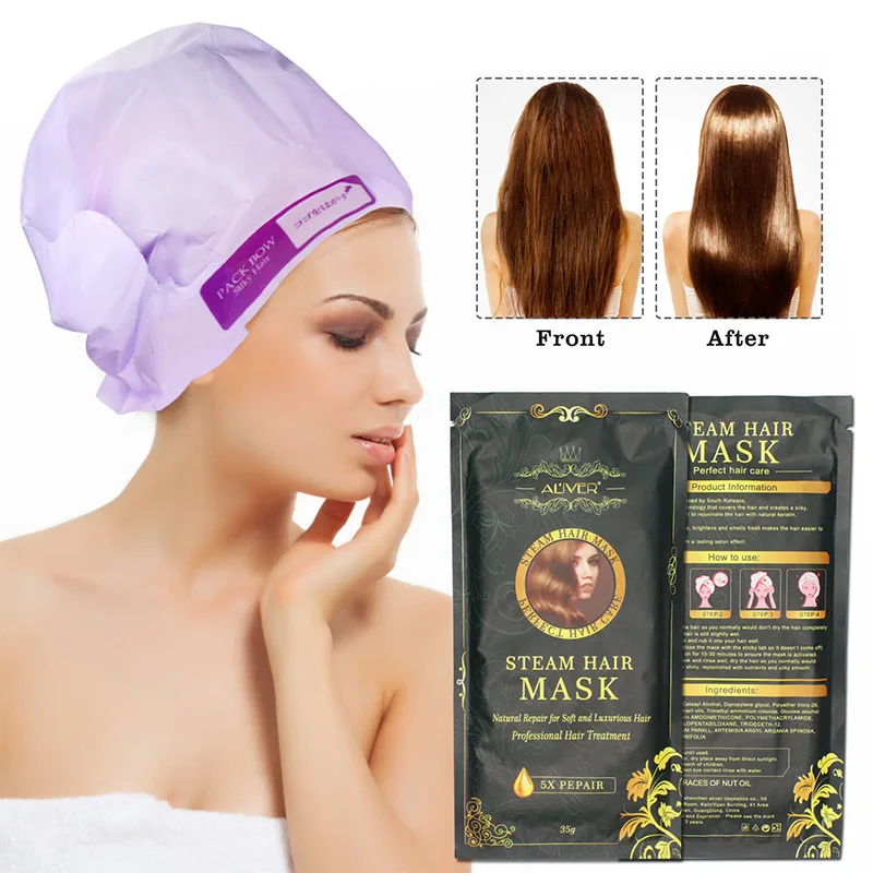 

35g*3pcs Hair mask, steam-free pouring film hair care color protection moisturizing nutrition repair soft hair hair oil