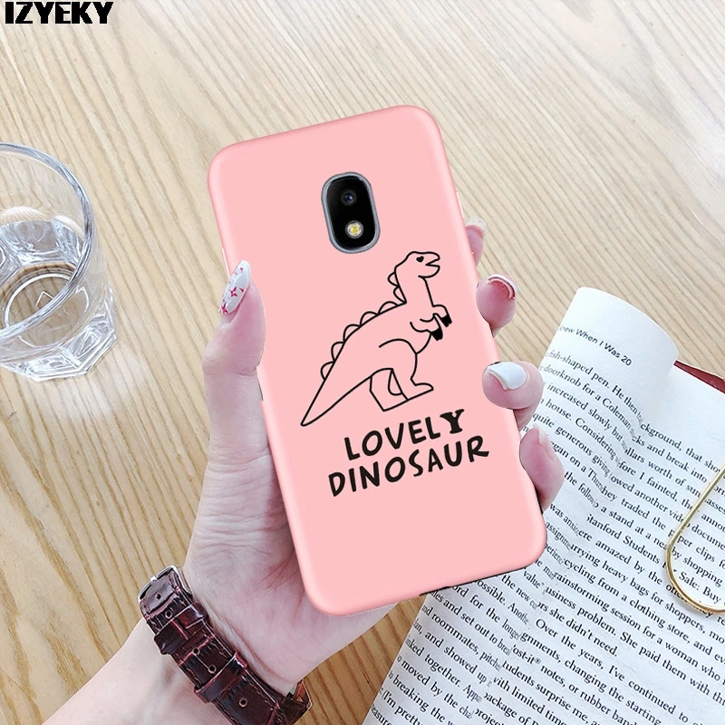 IZYEKY милый силиконовый чехол для телефона с динозавром Samsung Galaxy J8 2018 J4 J6 Plus J2 Prime J3 J5