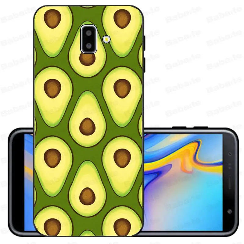 Мягкий чехол из ТПУ с изображением авокадо и фруктов для samsung Galaxy j6 plus A6 A8 A9 A10 A30 A50 |