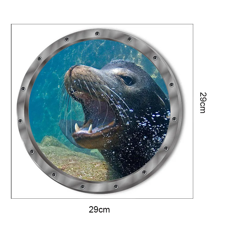 Милые животные в виде акулы кораллов рыбок черепахи морского мира 3D фотообои