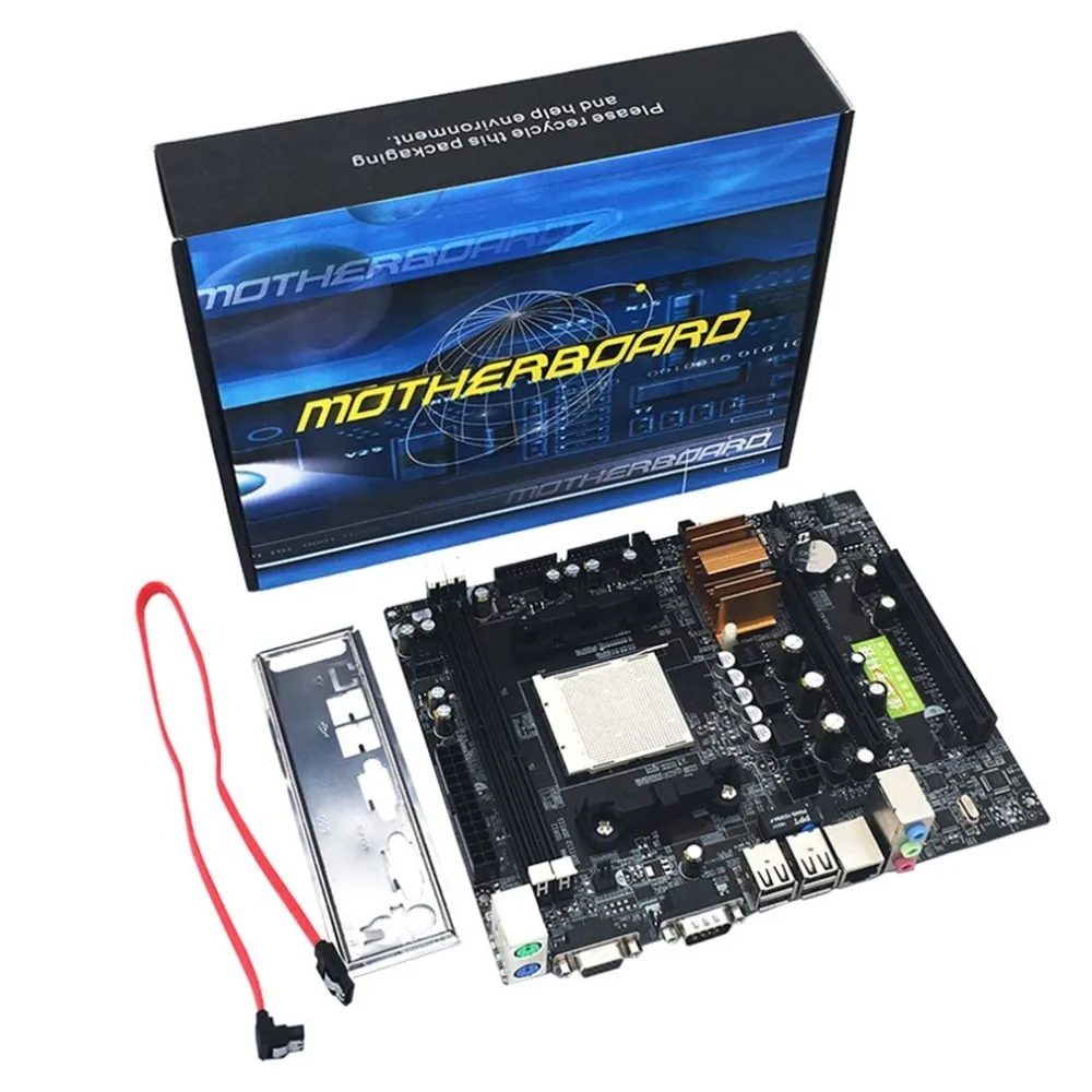 Профессиональная C61 материнская плата для настольного компьютера AM2 AM3 cpu DDR2 + DDR3