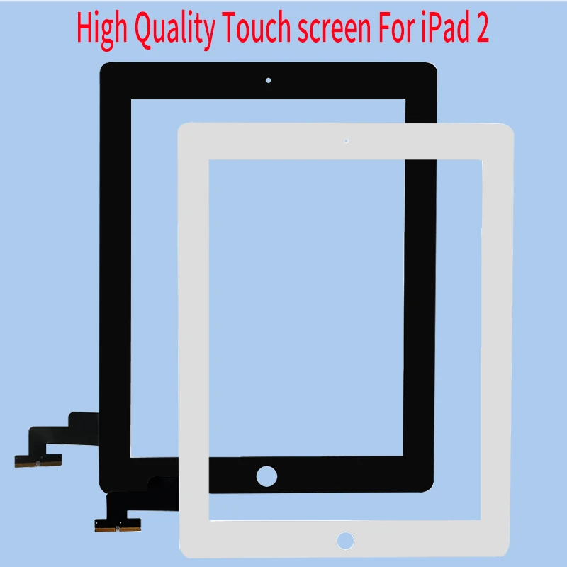 

5/10 Pcs/Lot Touchscreen For iPad 2 A1395 A1396 A1397 LCD Front Touch Screen Glass Outer Lens Replacement
