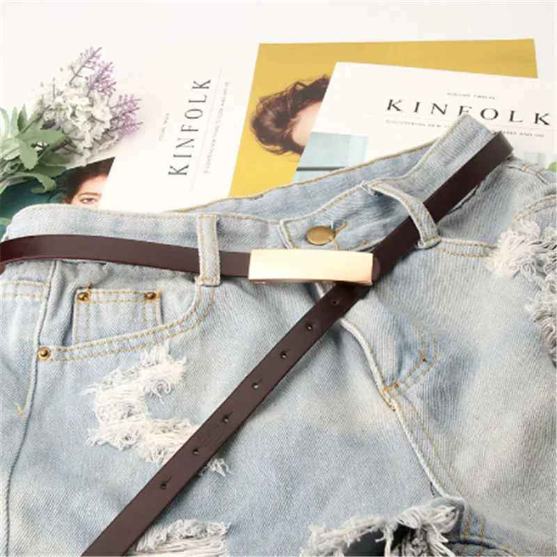 Новинка 2020 тонкий ремень из искусственной кожи красного черного розового белого