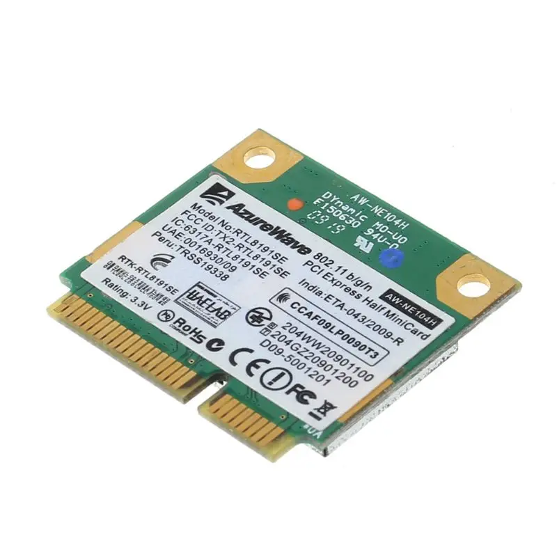 

T130 T130-13N Medion Akoya P6625 Mini PCI-E WiFi Wireless Adapter Card RTL8191SE