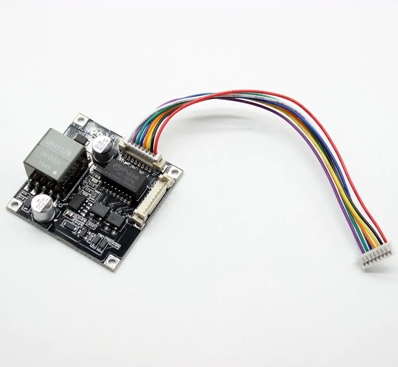 Плата модуля Smart POE IEEE802.3af/at для сетевой IP камеры видеонаблюдения H.265 8 контактов