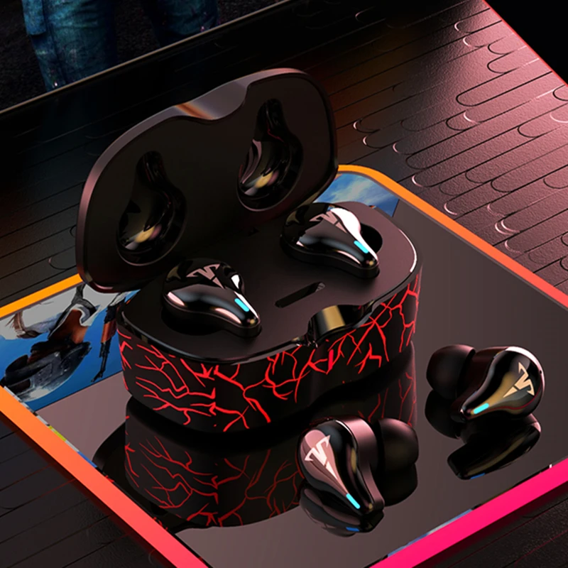 

Gaming Earbuds Low Latency TWS Game Bluetooth 5.1 Earphones with Mic Sport Wireless Gaming Headsets for Android Huwei xiaomi