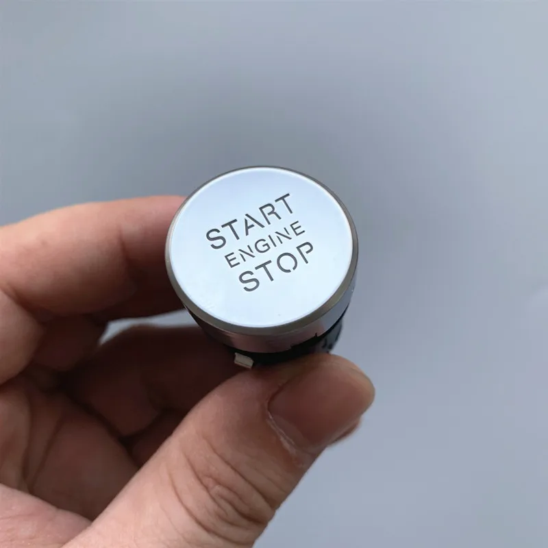 LHD кнопка запуска и остановки двигателя хромированный переключатель для AUDI A6 C7 A7