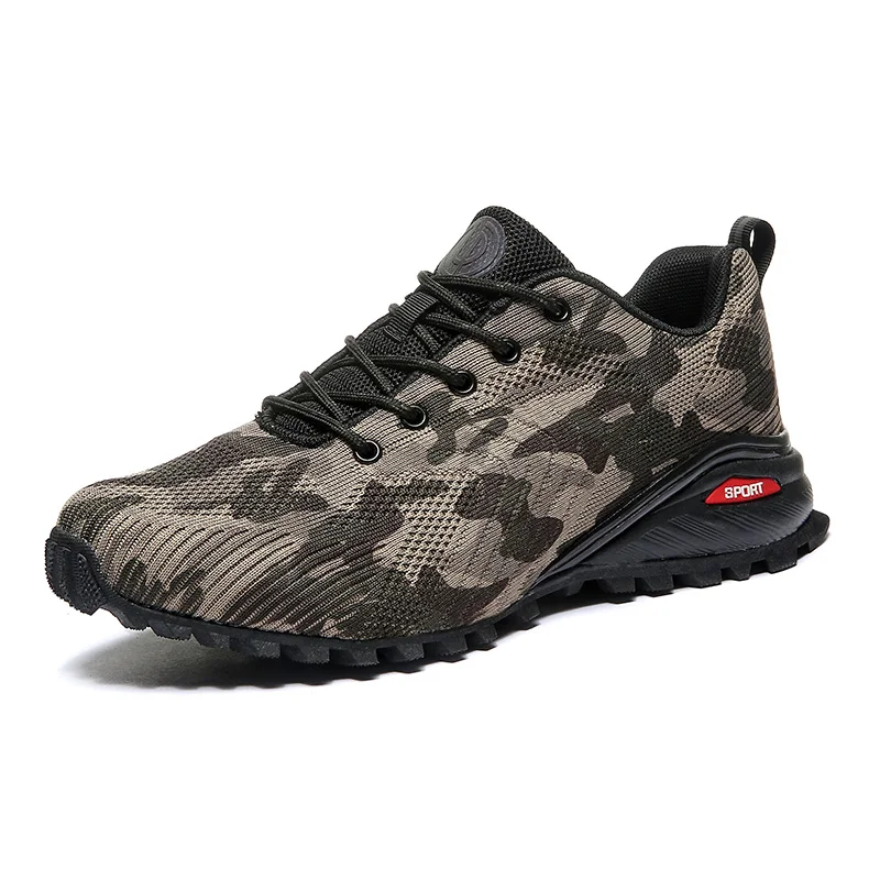 

Camouflage Men Outdoor Sneakers Large Plus Size Anti-skid Camo styles Hiking Shoes Breathable Men Sport Trekking Tactical Boots