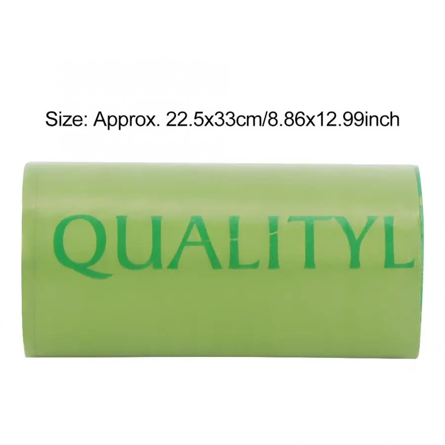 8 рулонов/120 шт. зеленые пластиковые пакеты для мусора | Дом и сад