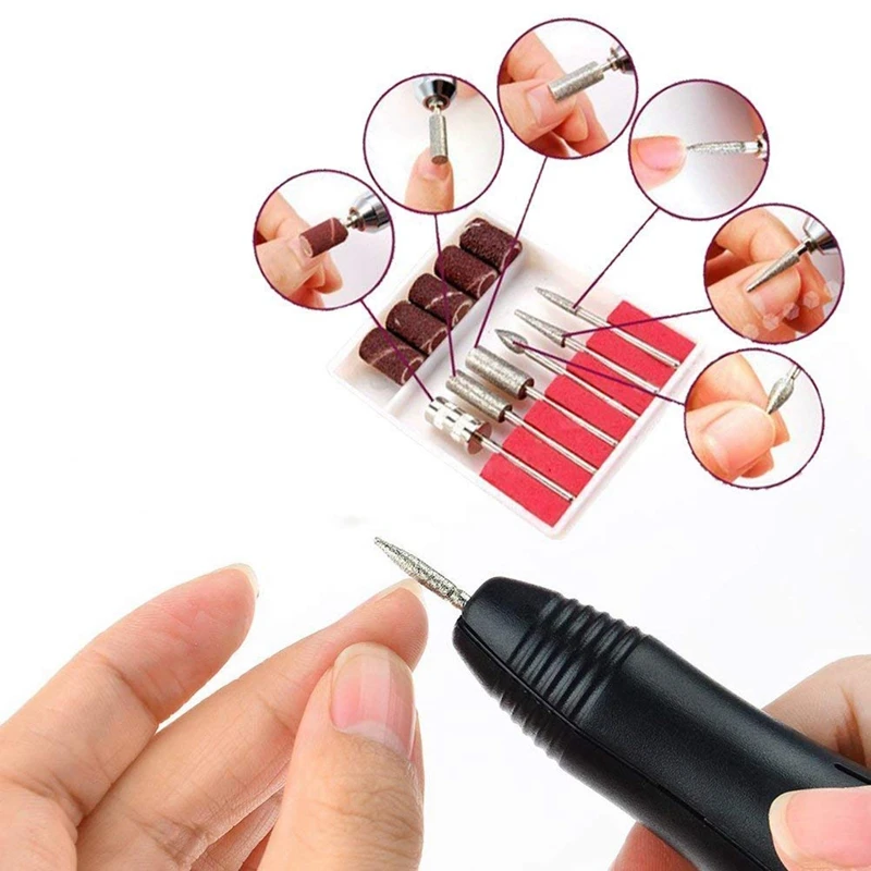

Electric Nail Drill Machine Nail File Drill Set Kit for Acrylic Nails Gel Nail Glazing Nail Manicure Pedicure