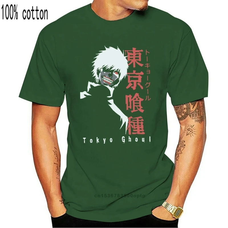 

New Tokyo Ghoul Ken Kaneki Character Officially Licensed Adult T-Shirt Cotton Large Size Tops Tee Shirt
