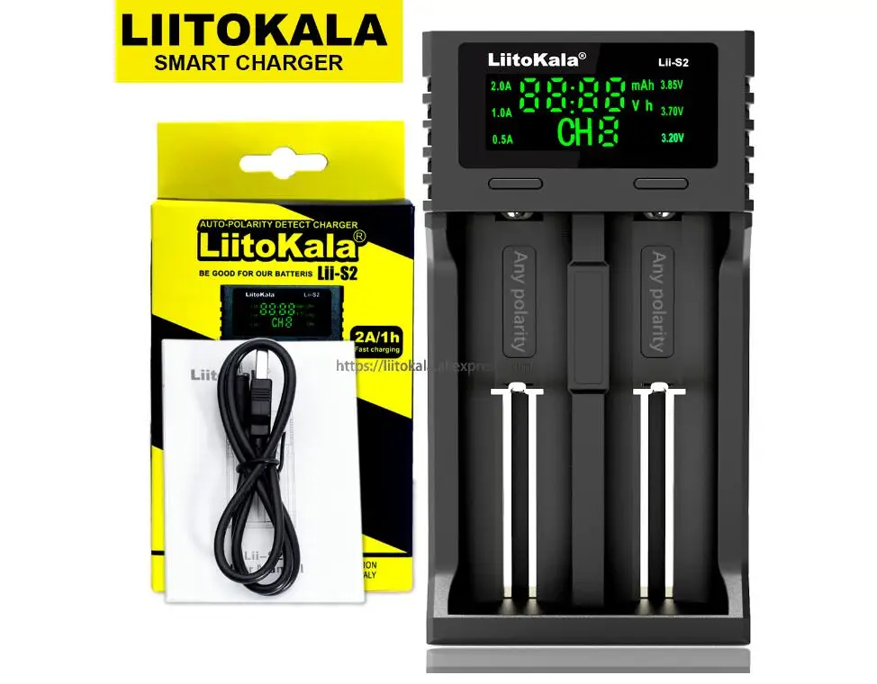 liitokala li pd2 li pdch li c2 li sch li ssh lcd z 2 v z sh v z 8 v 1 2 v 18650 18350 26650 lithium lifepoch batteries charger free global shipping
