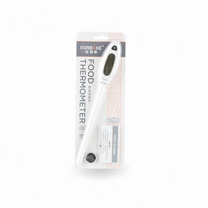 

304 Stainless Steel Food Thermometer Milk Hot Oil Temperature Measuring Instrument Kitchen Cooking Creative Tools Accessories