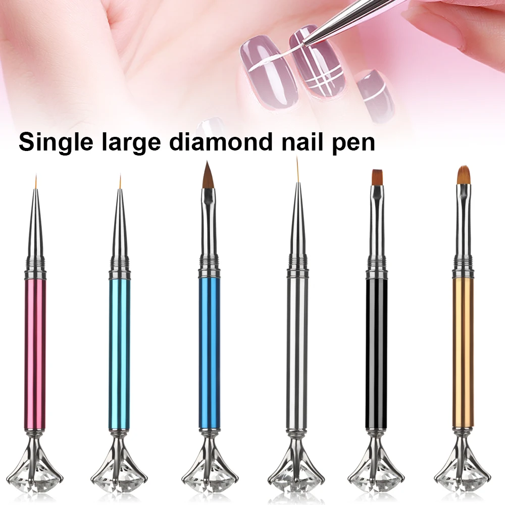 Двухконцевый Гель лак для нейл арта кисть с градиентом цвета губка головка