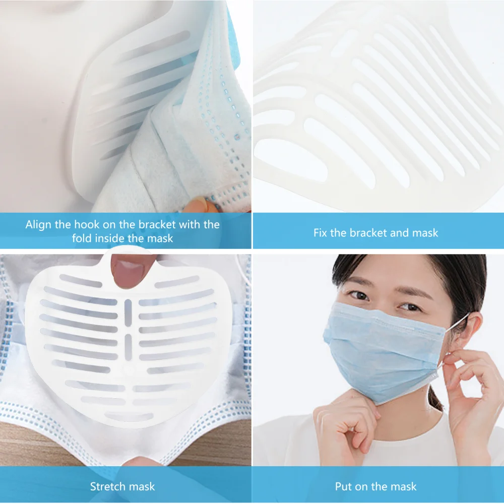 

10PCS Ideal Makeup Saver Mask Bracket for Comfortable Mouth and Nose Wearing