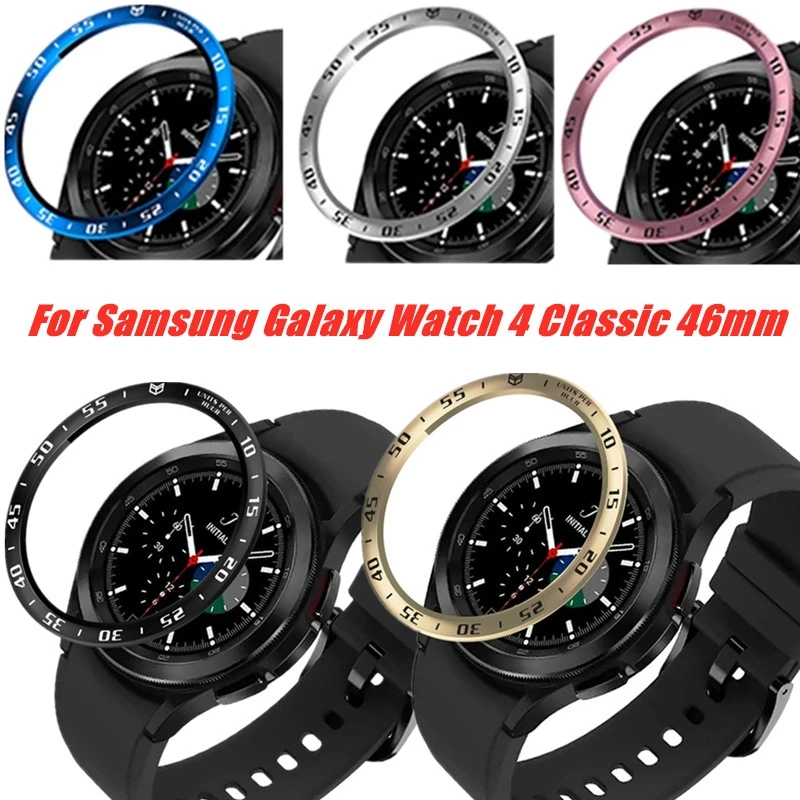 Защитный чехол для Samsung Galaxy Watch 4 Classic 46 мм рамка из нержавеющей стали 42 |