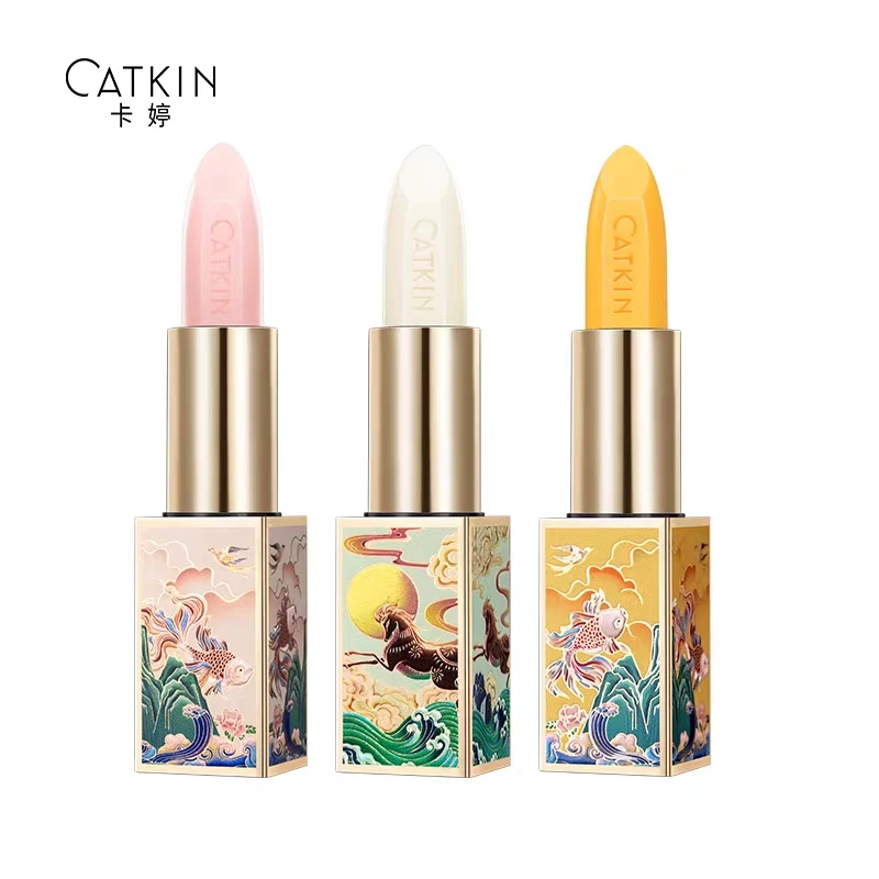 Catkin бальзам для губ палочка изменения цвета увлажняющий уход длительное