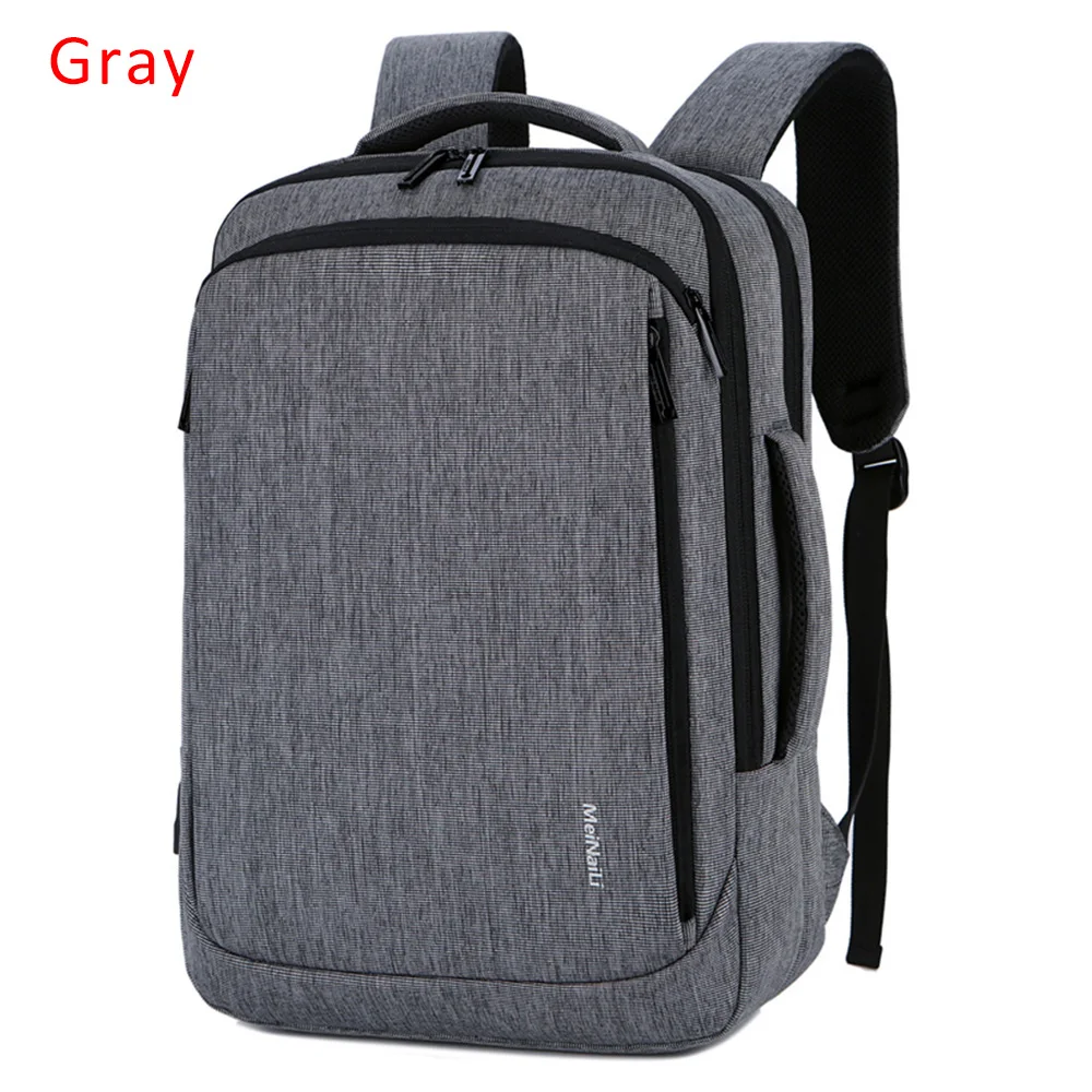 A gray Oxford HEFLASHOR рюкзаки для ноутбука мужские рюкзаки бизнес ноутбук Mochila водонепроницаемый рюкзак зарядка через usb сумки для путешествий - Цвет: A gray Oxford