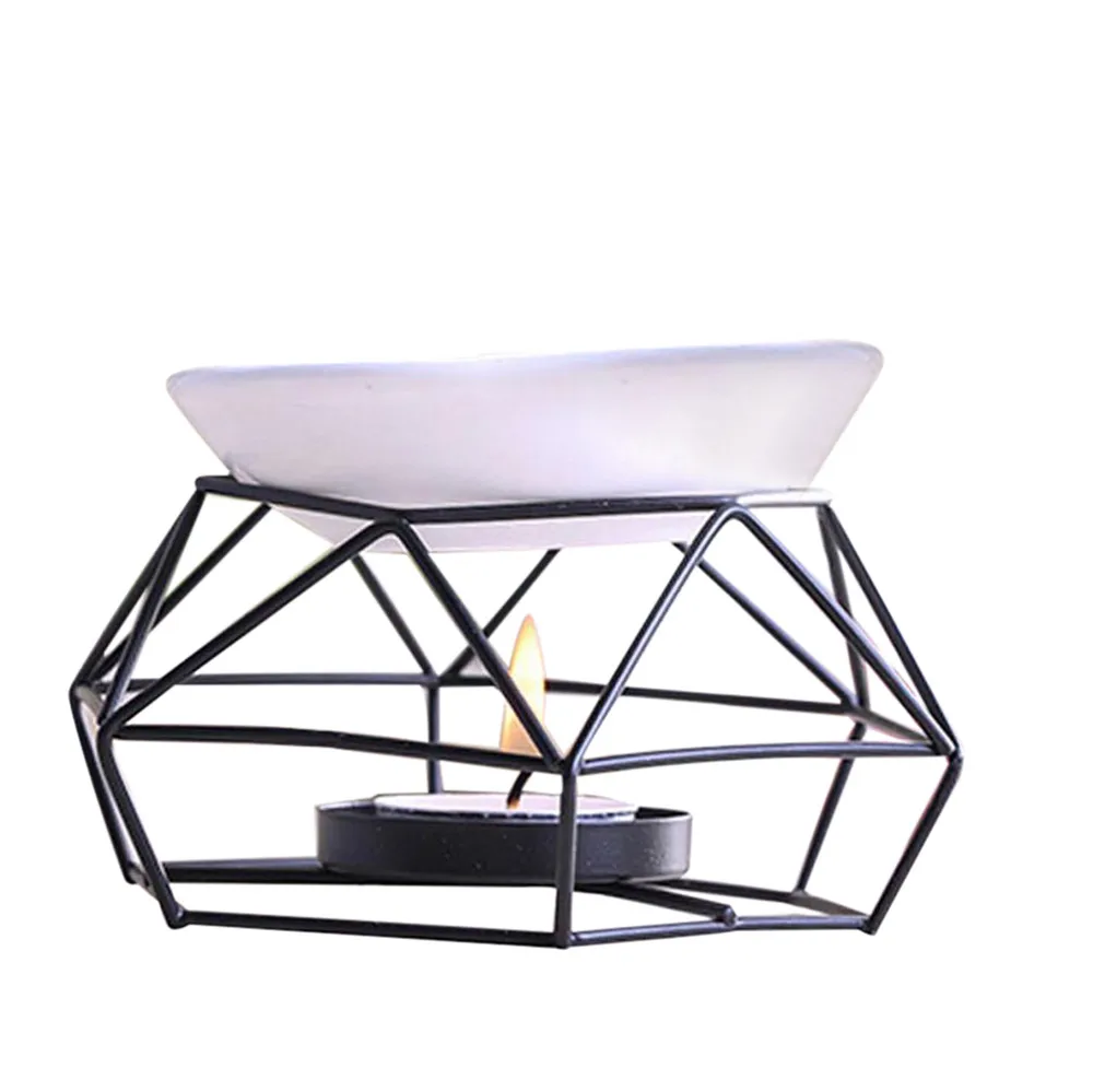 Stainless Steel Oil Burner Candle Aromatherapy Lamp Home Decorations Aroma Metal Holder | Дом и сад