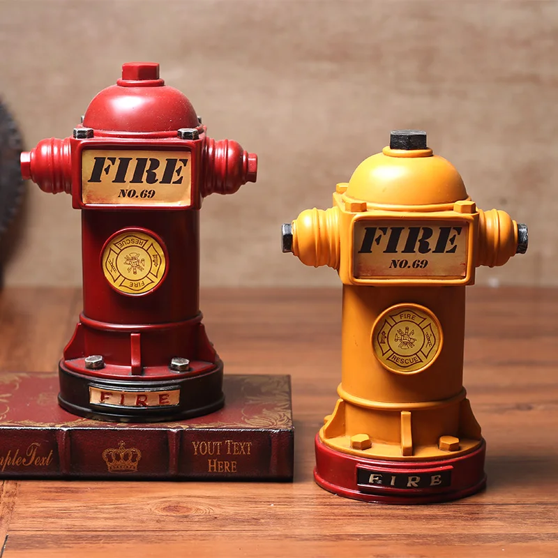 Американский британский индустриальный стиль ретро пожарный гидрант домашний