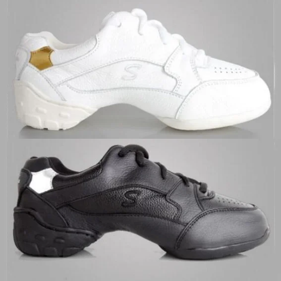

New 2017 Dance Shoes Women Shoes Leather Dancing Sneakers Platform Ladies Girls Dancing Shoes