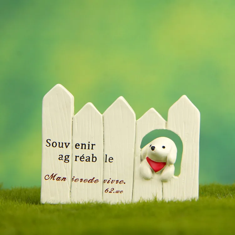 Ограда для щенков искусственное Садоводство украшение ручная офисная игрушка