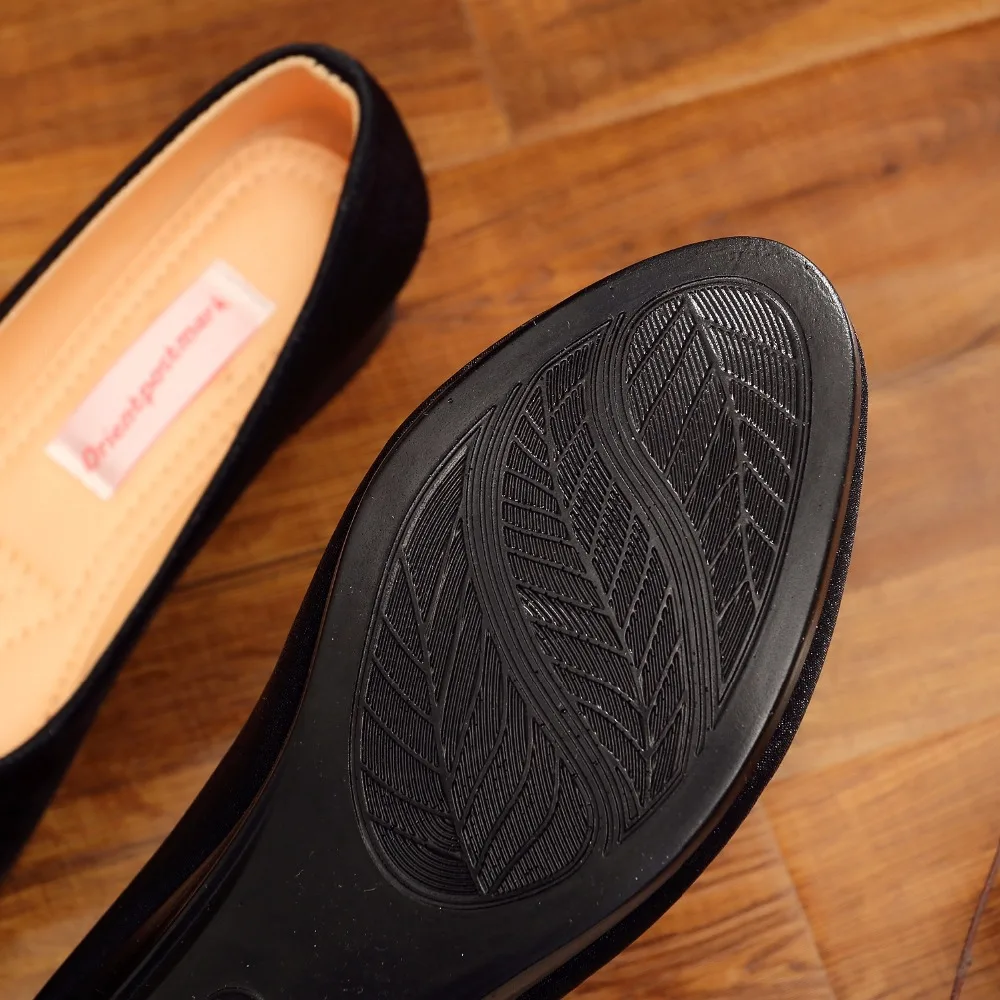 Туфли-Лоферы женские тканевые без застежки для вождения