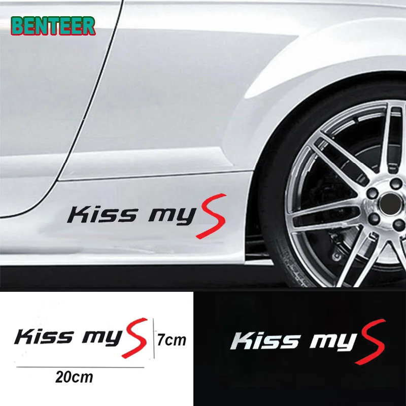 Наклейка для лобового стекла автомобиля с логотипом Kiss myS bmw MINI COOPER CLUBMAN COUNTRYMAN PEACEMAN