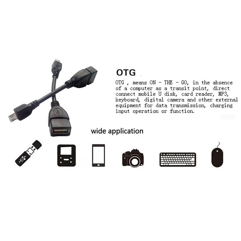 Белый микро USB OTG адаптер кабель для Asus Zenfone 2 ZE551ML 4 5 6 A500KL A500CG ASUS X003 X002|adapter cable|cable for