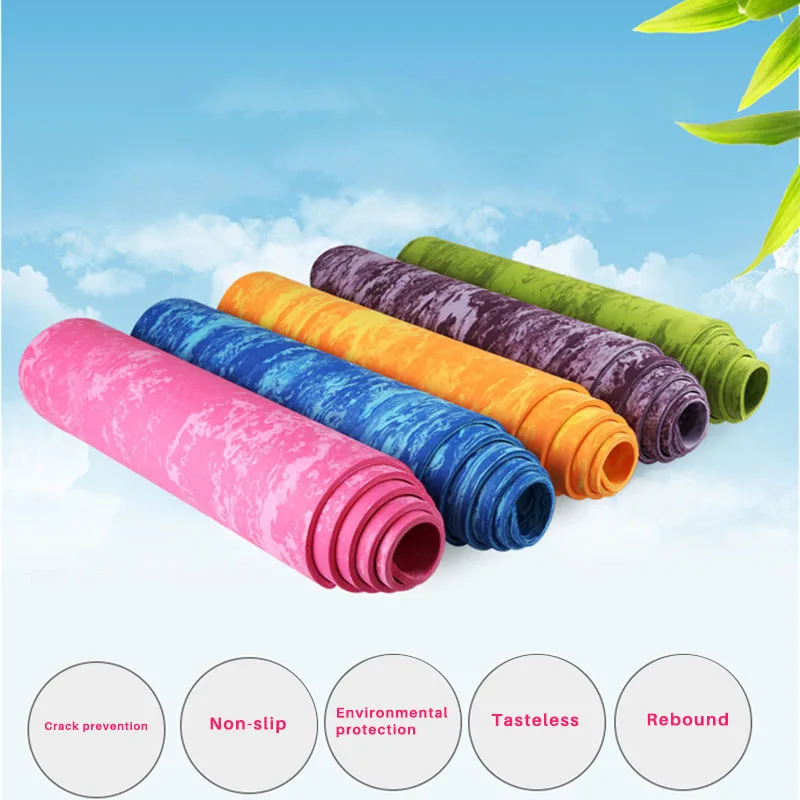 

Non-slip TPE Yoga Mats Tasteless Pilates Gym Exercise Sport Pads for Fitness Body Buil Exercise Pads Lose Weight Fitness Pad