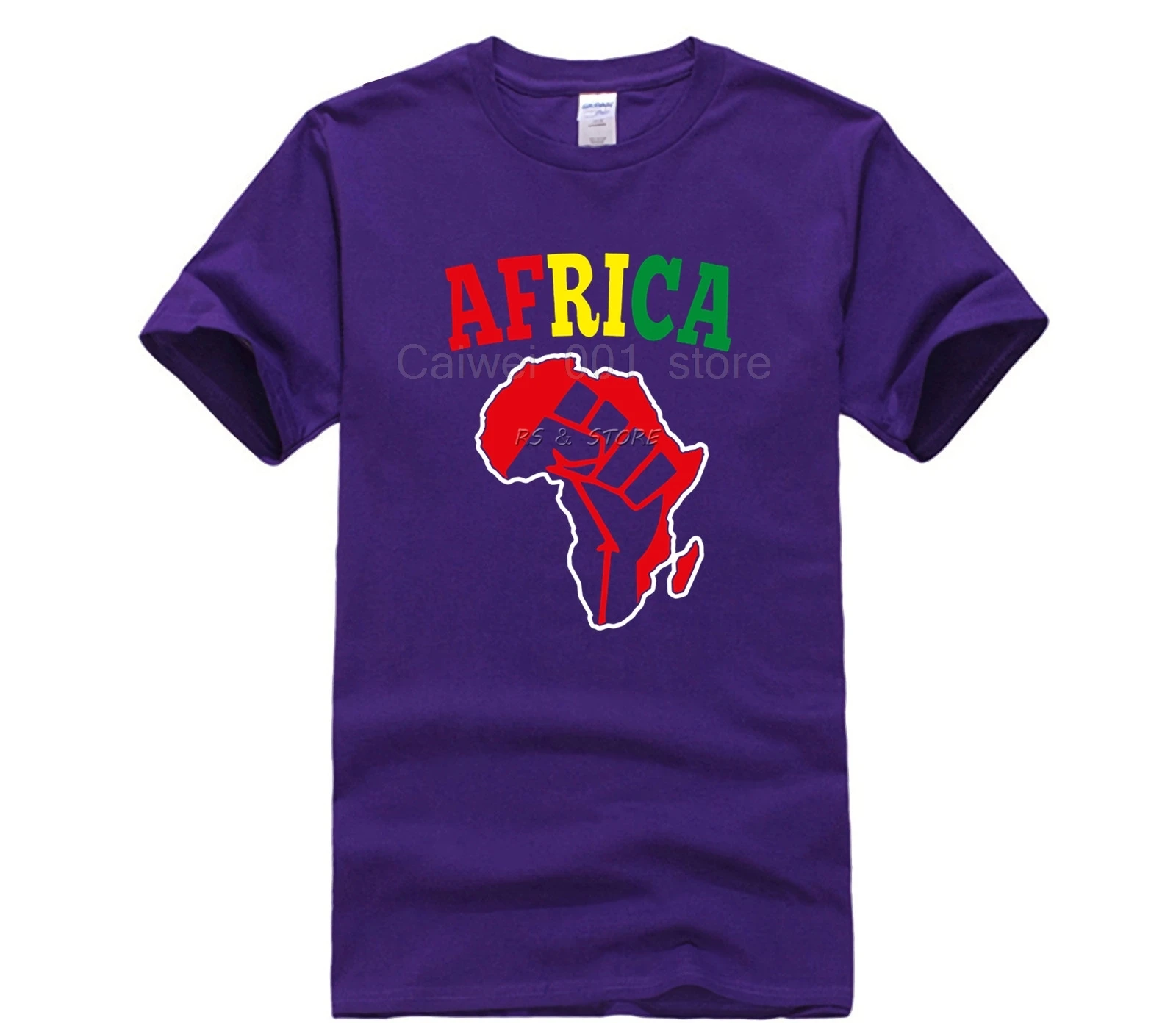 

t shirt for tee Africa Black Power Fist Leisure Printing Homme white men No buckle uniform Famous Sports man's T shirt