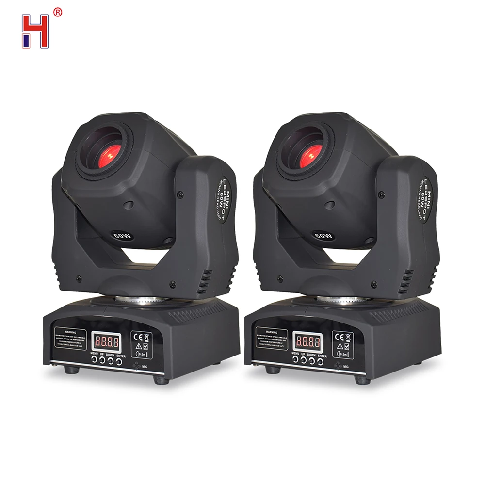 Led Lyre 60 Вт движущийся головной свет диско Dmx Вечерние огни высокой яркости для Dj