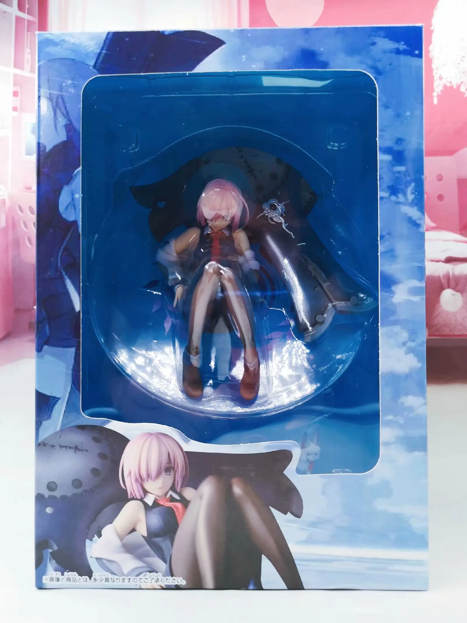 with retail box 22 см Alter FateGrand заказ Mash Kyrielight сексуальная фигурка героя из японского аниме ПВХ Фигурки для взрослых игрушки Аниме Фигурки игрушки - Цвет: with retail box
