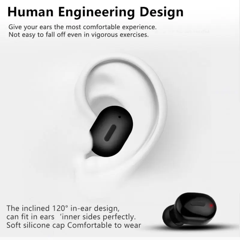 Tws V4.2 наушники-вкладыши глубокие басы водонепроницаемые портативные