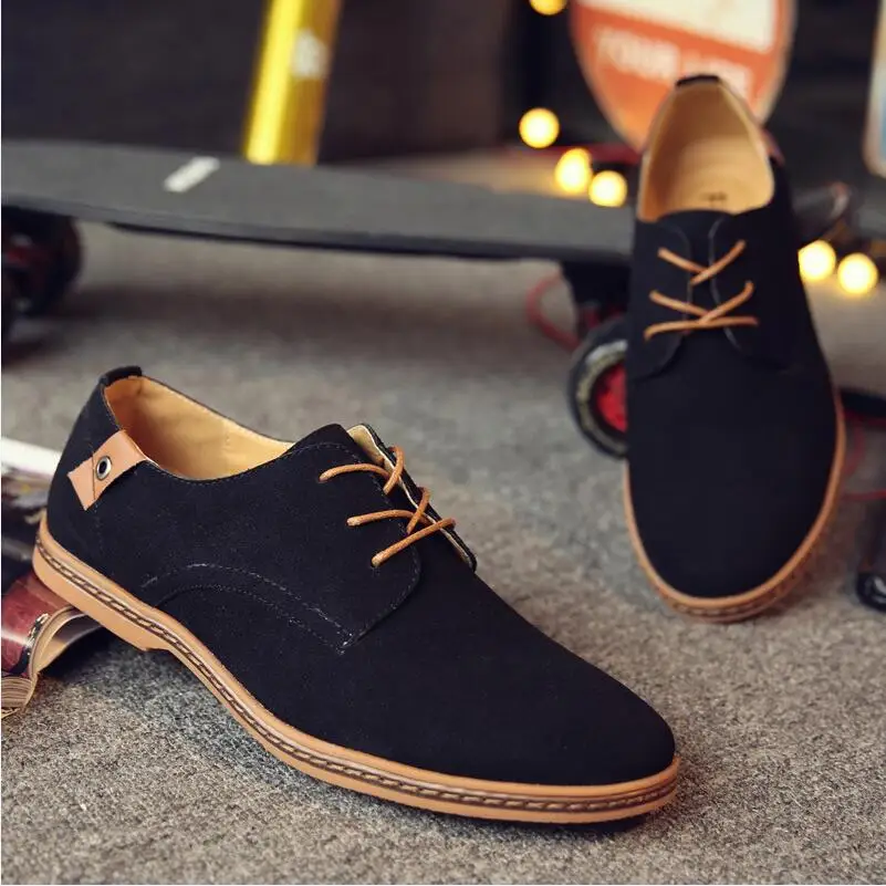 Herenschoenen; элегантная обувь; мужские полуботинки, платье, обувь мужские официальные свадебные туфли из коровьей кожи и замши размера плюс обувь в стиле Дерби на выпускной обувь, Мокасины homme - Цвет: Черный
