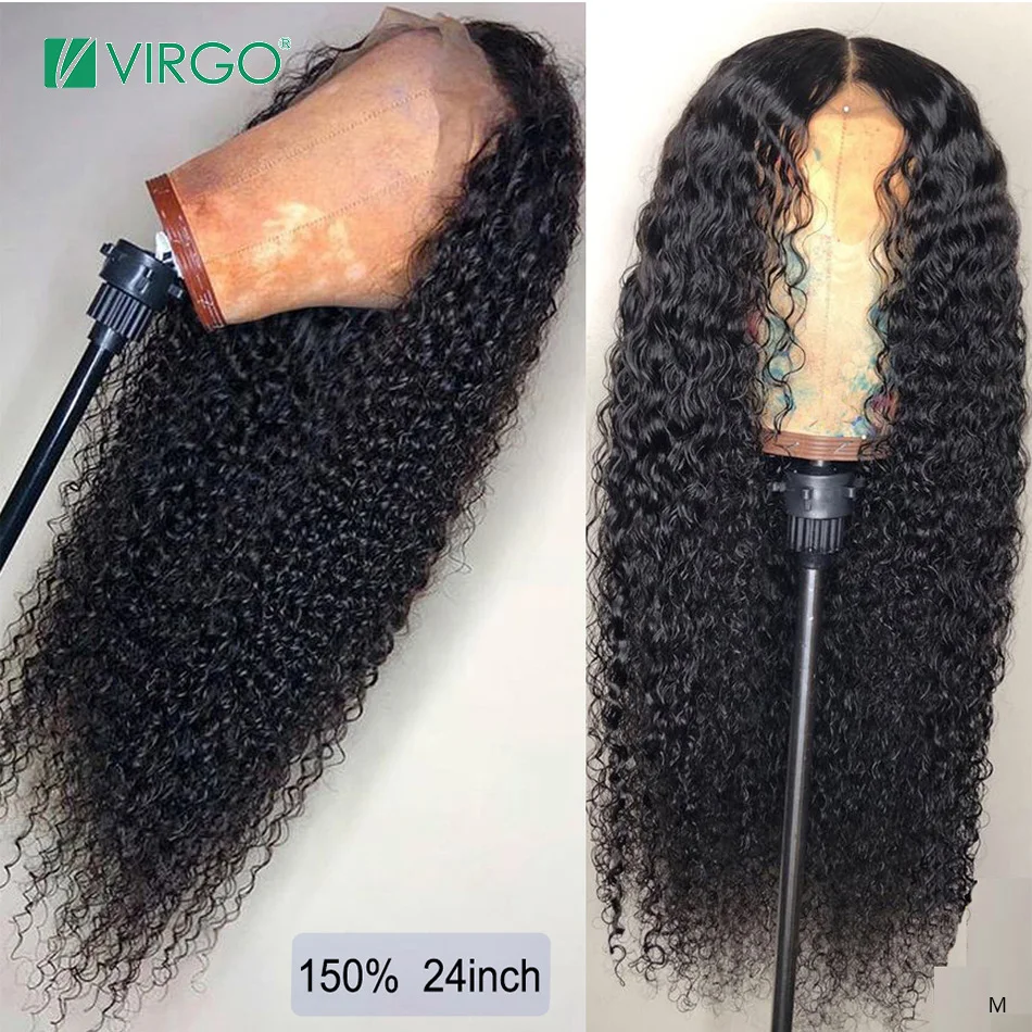 Девы перуанский волос глубокая волна парики 13x4 Синтетические волосы на кружеве