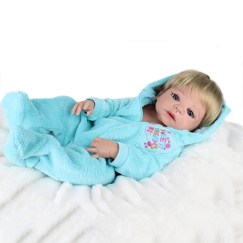 NPKDOLL 22 дюйма, полностью силиконовые куклы американского мальчика, Кукла Реборн, детские игрушки, подарок
