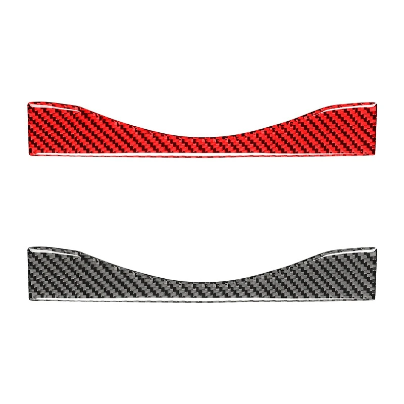 

Для Nissan 370Z 2009-2020 углеродное волокно авто ниже системы управления навигацией панель наклейка аксессуары для интерьера