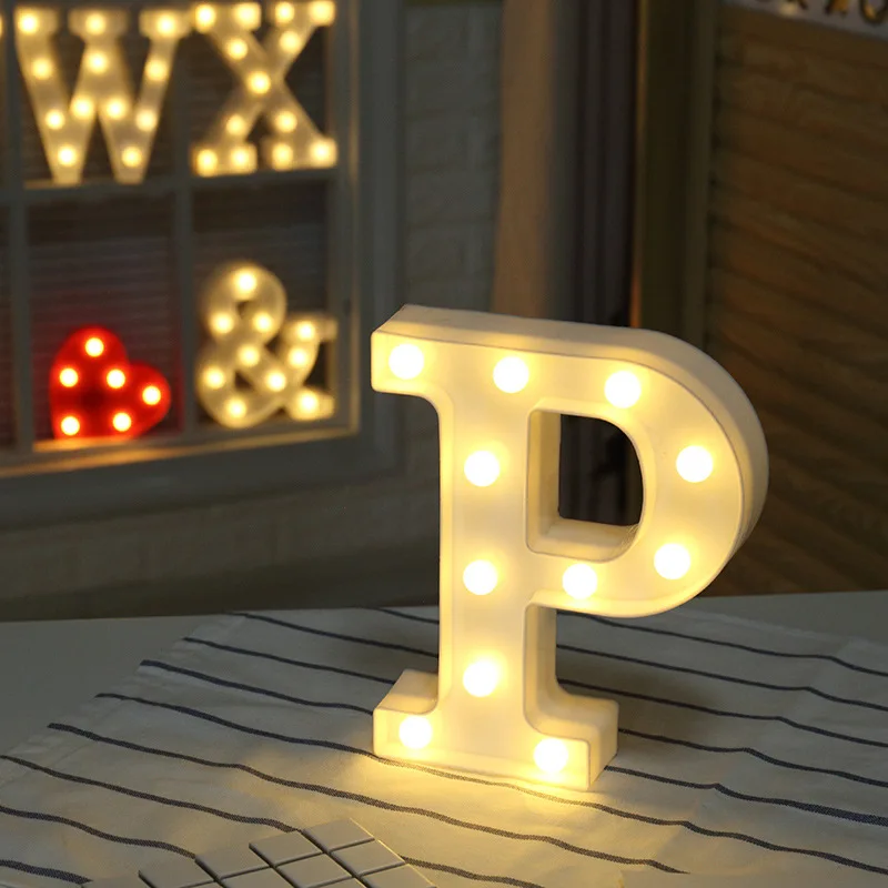 

Alphabet Letter Lights Soft Warm Glow LED Heart A-Z Letter Alphabet Symbol Sign Warm White Standing/Hanging Glow Light
