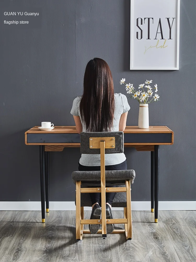 Высококачественное железное кресло с защитой от близорукости верблюжьей кожи