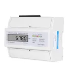 SINOTIMER DDS578 три фазы 4 провода 5-100A 380V Цифровой Мощность метр потребление электроэнергии измеритель 35 мм DIN рейка крепление