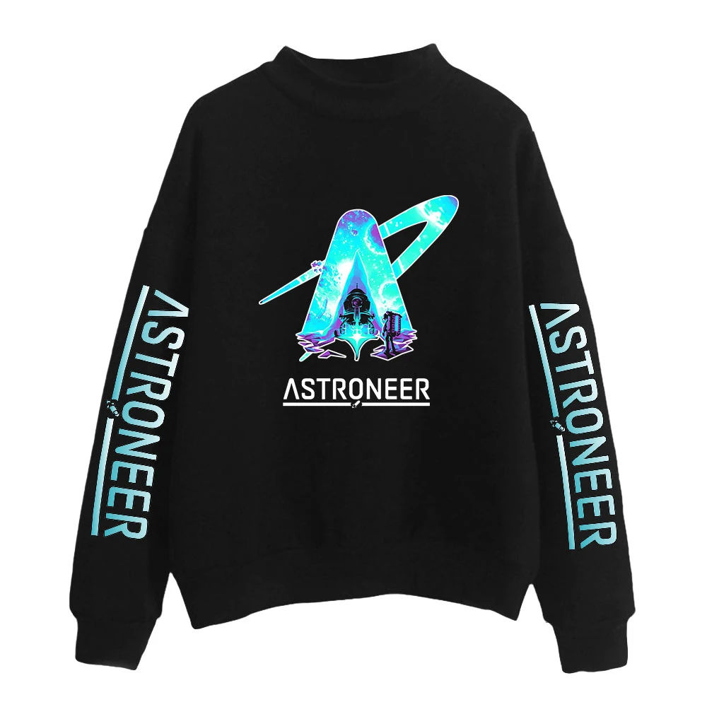 

Astroneer Turtleneck Sweatshirts Women/Men Fashion Print Long Sleeve Sweatshirts Hot Sale Casual Harajuku Streetwear Clothes