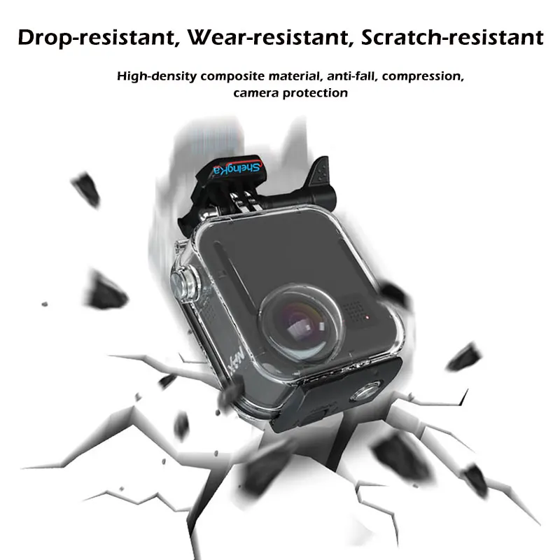 Водонепроницаемый чехол с рамкой для Gopro MAX чехол-накладка сенсорного экрана