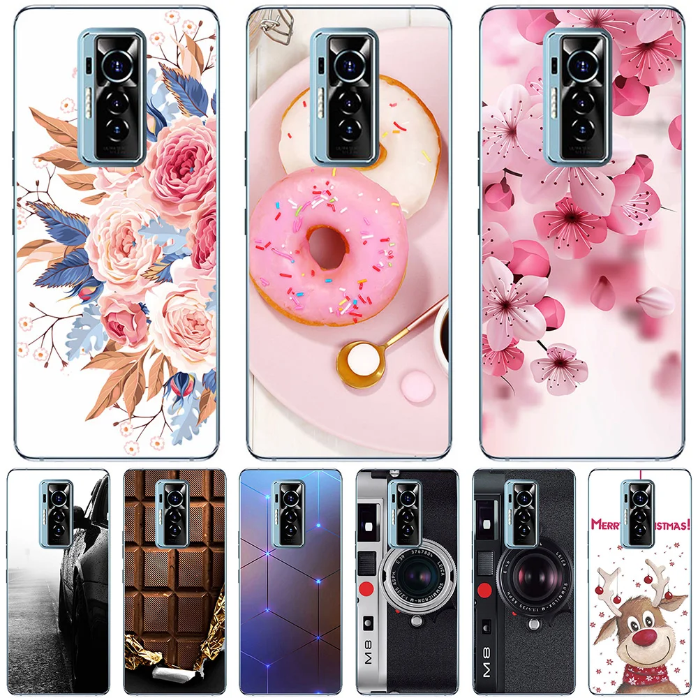 

Чехлы и чехол для телефона Tecno Phantom X 2021 6,7 дюйма, Мягкий Силиконовый Модный мраморный чехол с рисунком для струйной печати