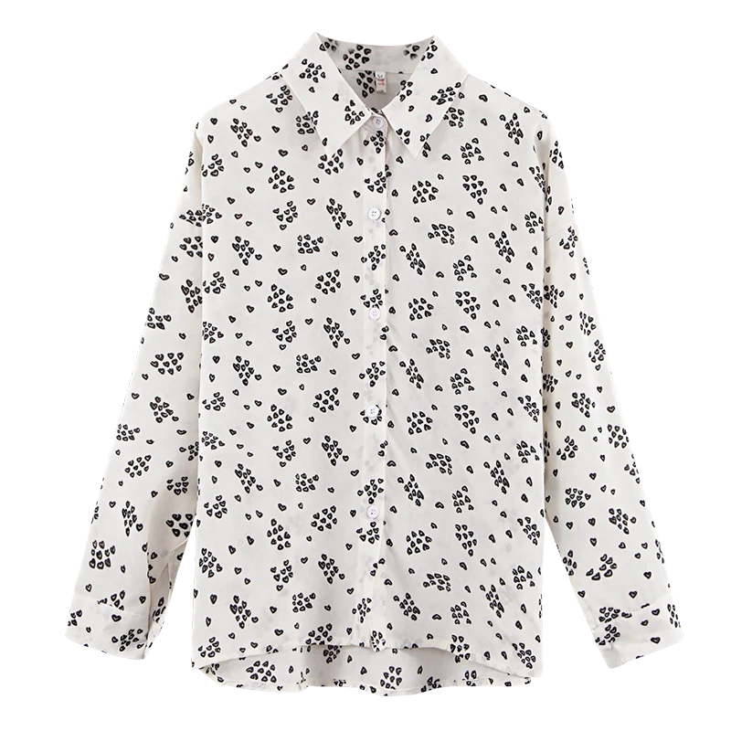 Женская шифоновая блузка с воротником стойкой модная офисная рубашка длинным