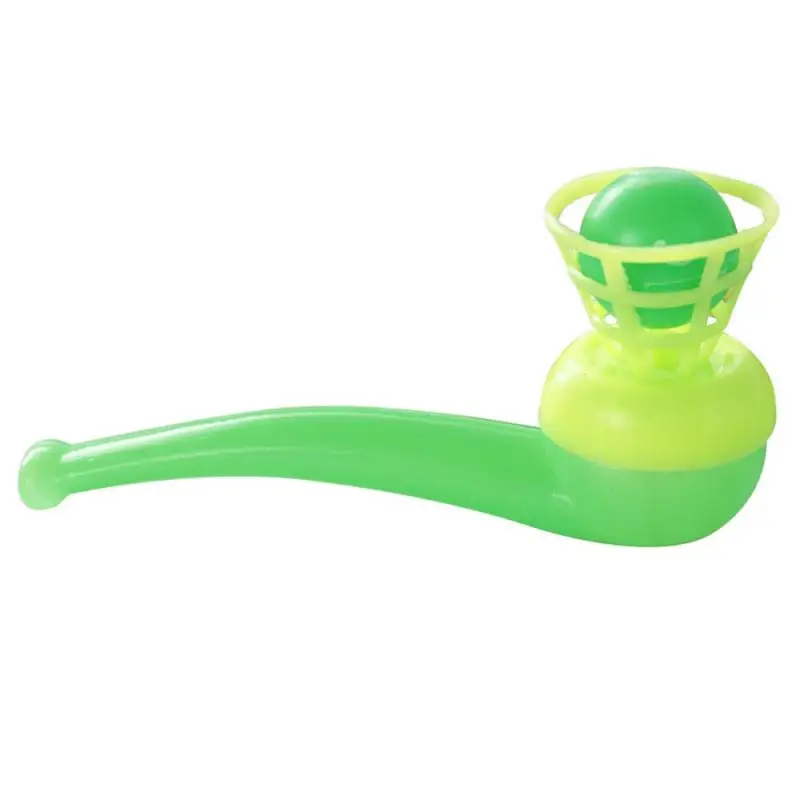 

1Pcs New Cute Little Toy Tobacco Pipe Blowing Ball Nostalgia Suspended Ball Classic Childhood Toys Educational Toys For Children