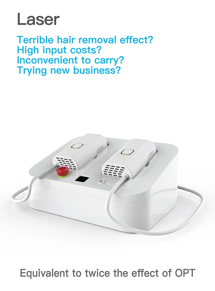 Безболезненное 808nm диодное лазерное устройство для удаления волос в портативном